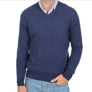Men's Blue Mantovani Studio Cashmere Sweater